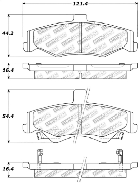 Picture of StopTech Street Select Brake Pads - Rear