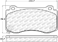 Picture of StopTech Street Select Brake Pads - Rear