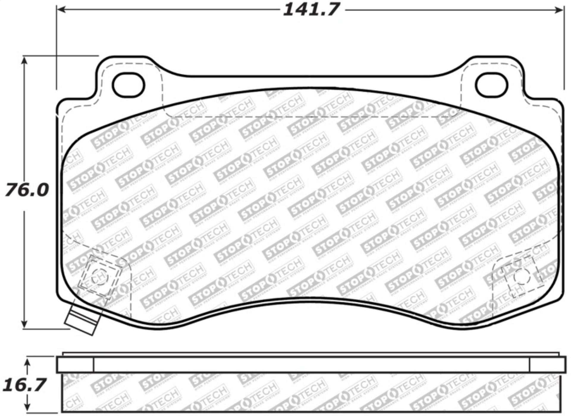Picture of StopTech Street Select Brake Pads - Rear