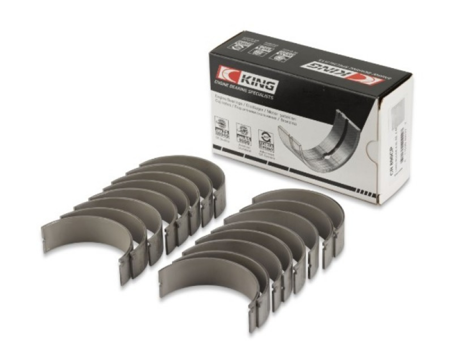 Picture of King Engine Bearings 08-10 Ford Powerstroke 6-4L Connecting Rod Bearing Set - Size +-75mm