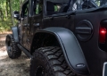 Picture of Bushwacker 2018+ Jeep Wrangler JL Unlimited Flat Style Flares 4pc - Black