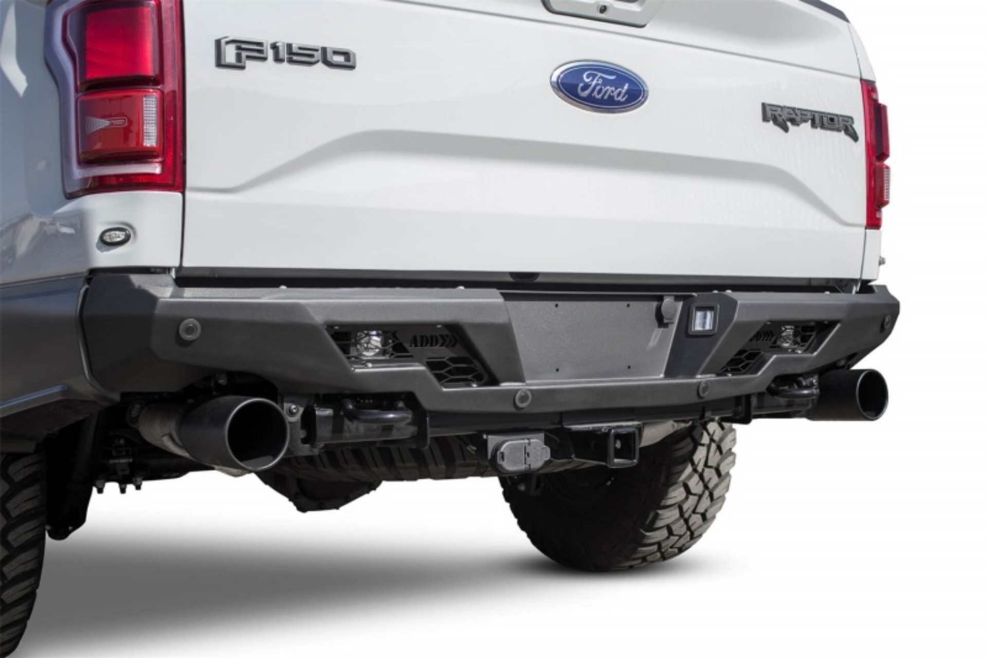 Picture of Addictive Desert Designs 17-18 Ford F-150 Raptor Stealth Fighter Rear Bumper
