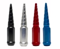 Picture of Wheel Mate Twisted Spiked Lug Nuts Set of 24 - Blue M14x1-50