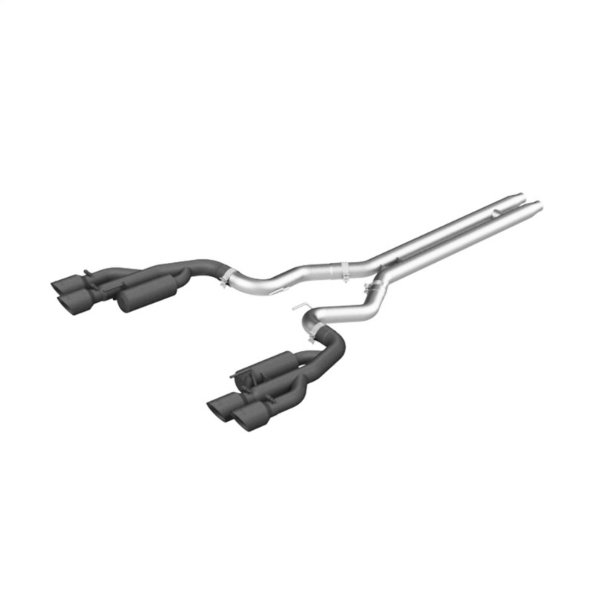 Picture of MBRP 18-19 Ford Mustang GT 5-0 3in Cat Back Quad Tip Race Version - Black