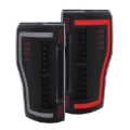 Picture of ANZO 2017+ Ford F-250 LED Taillights - Black-Clear