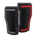 Picture of ANZO 2017+ Ford F-250 LED Taillights - Black-Clear
