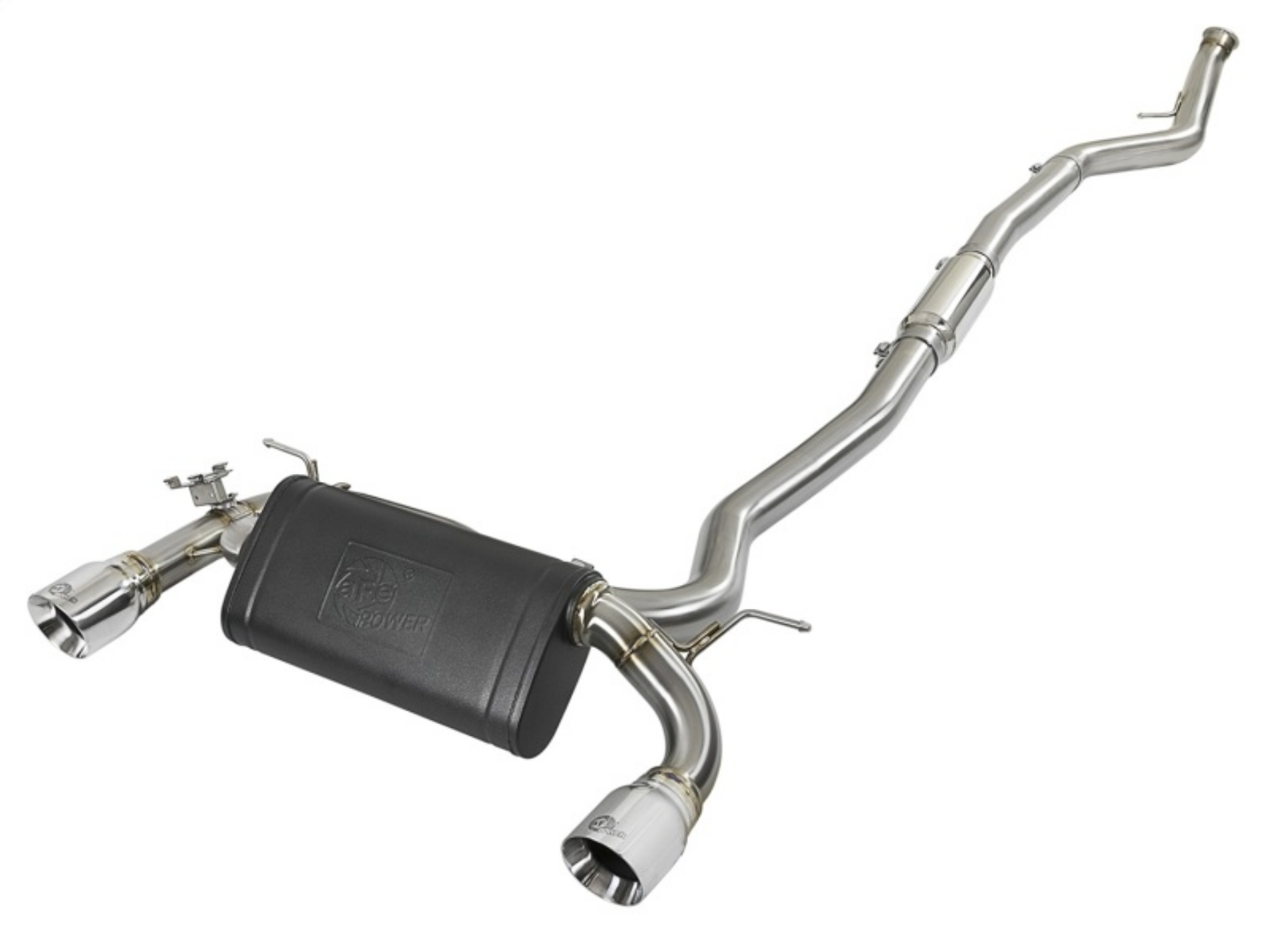 Picture of aFe MACH Force-Xp 3in 304 SS Cat-Back Exhaust w-Polished Tips 12-15 BMW 335i F30 L6 3-0L t N55