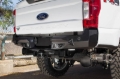 Picture of Addictive Desert Designs 17-18 Ford F-250 Raptor Stealth Fighter Rear Bumper w- Backup Sensor Cutout