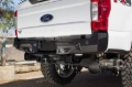 Picture of Addictive Desert Designs 17-18 Ford F-250 Raptor Stealth Fighter Rear Bumper w- Backup Sensor Cutout
