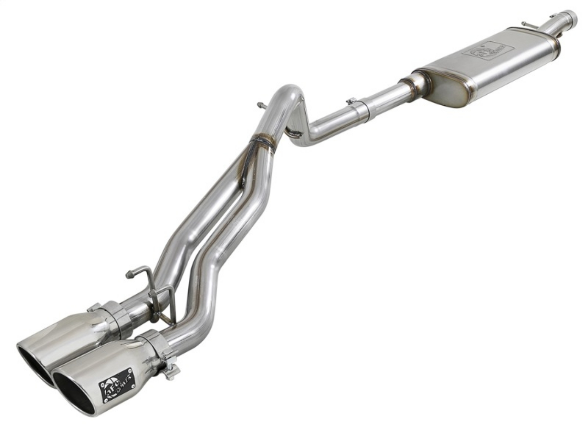 Picture of aFe Rebel Series 2-5in SS Cat-Back Exhaust w- Polished Tip 07-18 Jeep Wrangler JK V6 3-6-3-8L 4dr