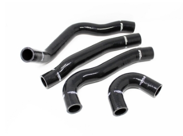 Picture of Torque Solution 08-15 Mitsubishi Evolution X Silicone Radiator Hose Kit - Black
