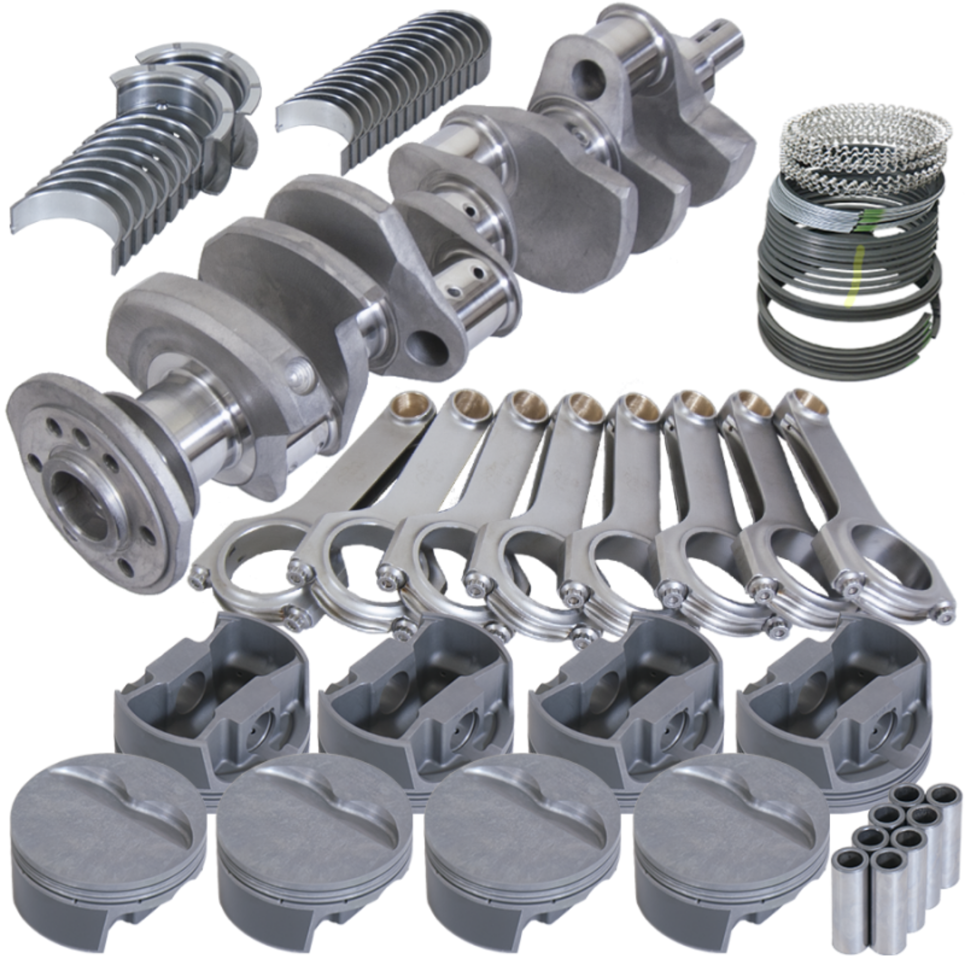 Picture of Eagle SBC 350 Competition Rotating Assembly 3-750in Stroke 6-000in Rods Forged Pistons -030 Overbore