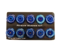 Picture of NRG M-Style Fender Washer Kit TI Series M6 For Plastic TI Burn Washer-TI Burn Screw - Set of 10