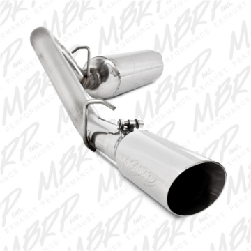Picture of MBRP 1997-1999 Jeep Wrangler TJ Inline-4 2-5L Inline-6 4-0L Cat Back Single