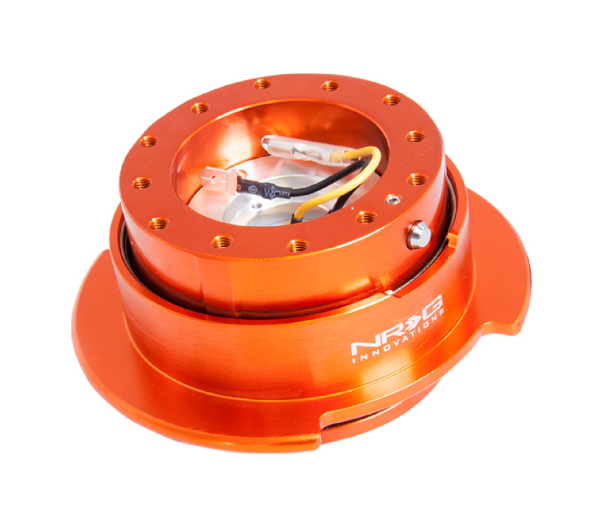Picture of NRG Quick Release Kit Gen 2-5 - Orange Body - Titanium Chrome Ring