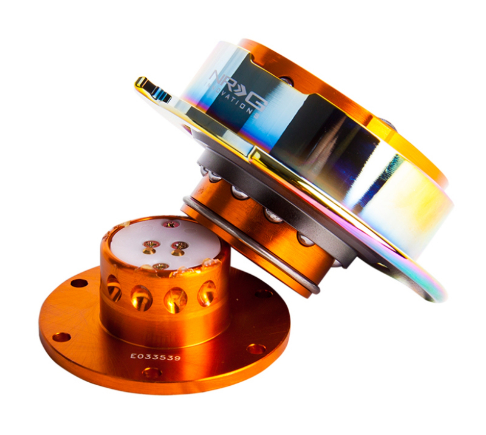 Picture of NRG Quick Release Gen 2-5 - Rose Gold Body - Neochrome Ring