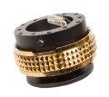 Picture of NRG Quick Release Kit - Pyramid Edition - Black Body - Chrome Gold Pyramid Ring