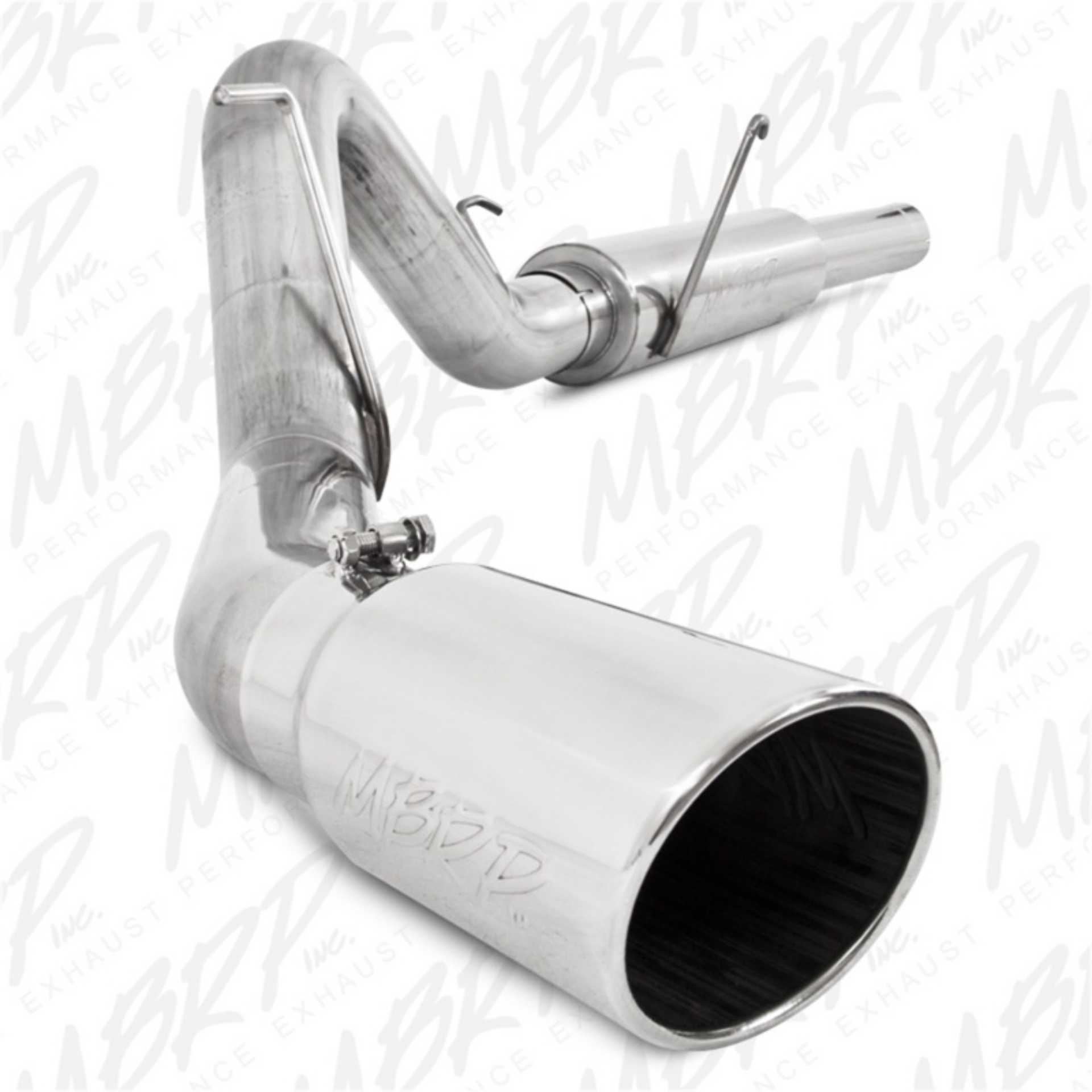 Picture of MBRP 2004-5-2007 Dodge 2500-3500 Cummins 600-610 Cat Back Single Side