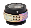 Picture of NRG Quick Release Kit - Pyramid Edition - Black Body - Neochrome Pyramid Ring