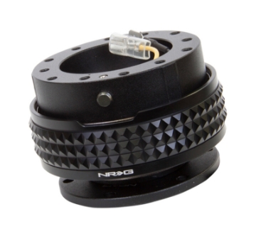 Picture of NRG Quick Release Kit - Pyramid Edition - Black Body - Black Pyramid Ring