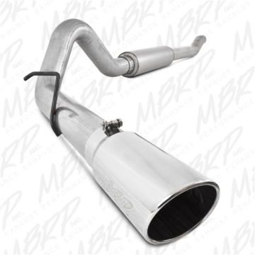 Picture of MBRP 2003-2007 Ford F-250-350 6-0L EC-CC Cat Back Single Side Stock Cat