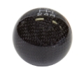 Picture of NRG Universal Ball Style Shift Knob No Logo - Black Carbon Fiber 5 Speed Pattern