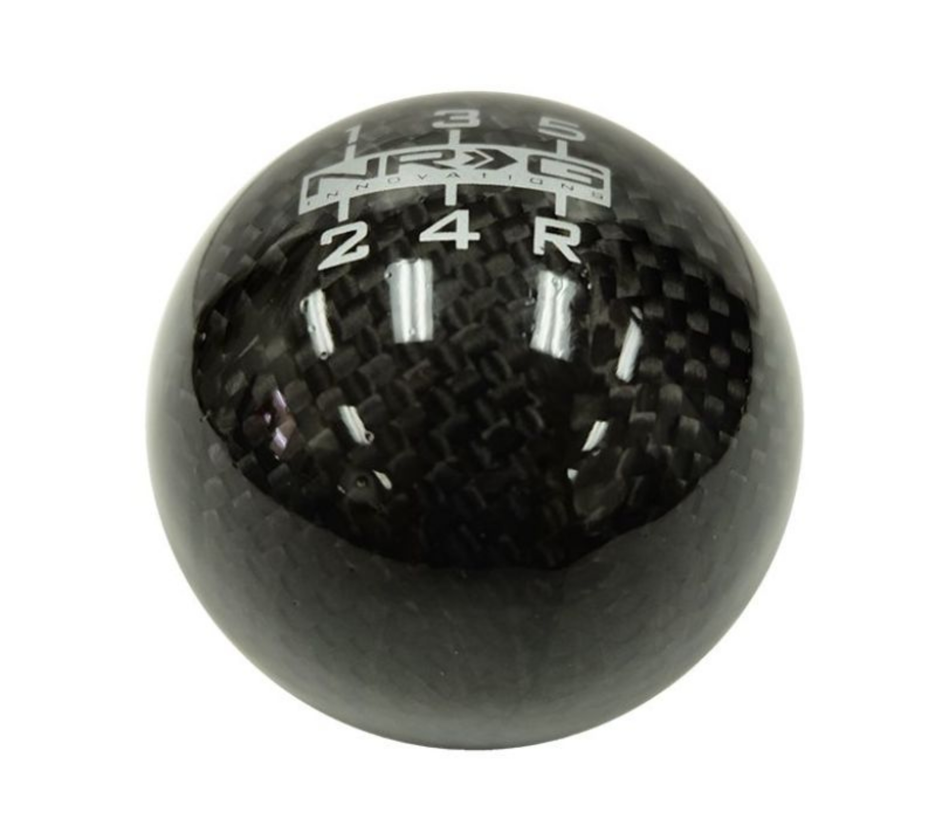 Picture of NRG Universal Ball Style Shift Knob No Logo - Heavy Weight - Black Carbon Fiber