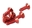Picture of NRG Steering Wheel Screw Upgrade Kit Conical - Red
