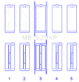 Picture of King Ford 260ci-289ci-302-5-0L Windsor Size STDX Crankshaft Main Bearing Set Set of 5