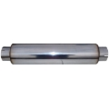 Picture of MBRP Replaces all 30 overall length mufflers Muffler 4 Inlet -Outlet 24 Body 30 Overall T304
