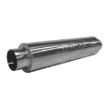 Picture of MBRP Replaces all 30 overall length mufflers Muffler 4 Inlet -Outlet 24 Body 30 Overall T409