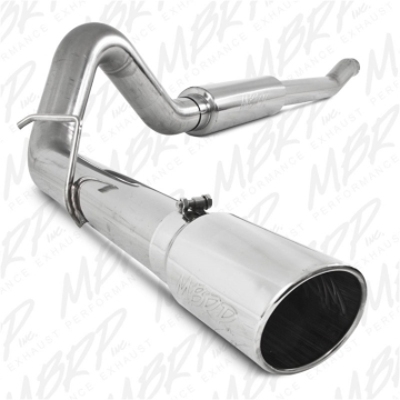 Picture of MBRP 2003-2007 Ford F-250-350 6-0L EC-CC Cat Back Single Side Stock Cat