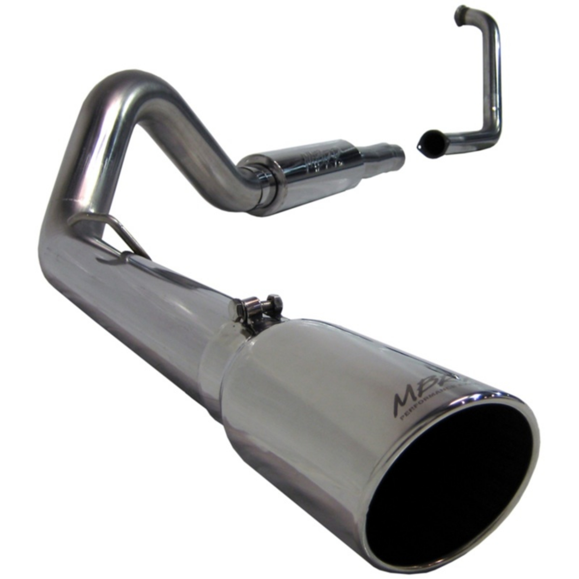 Picture of MBRP 2003-2005 Ford Excursion 6-0L Turbo Back Single Side Stock Cat