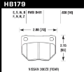 Picture of Hawk 06-07 WRX DTC-30 Rear Race Pads