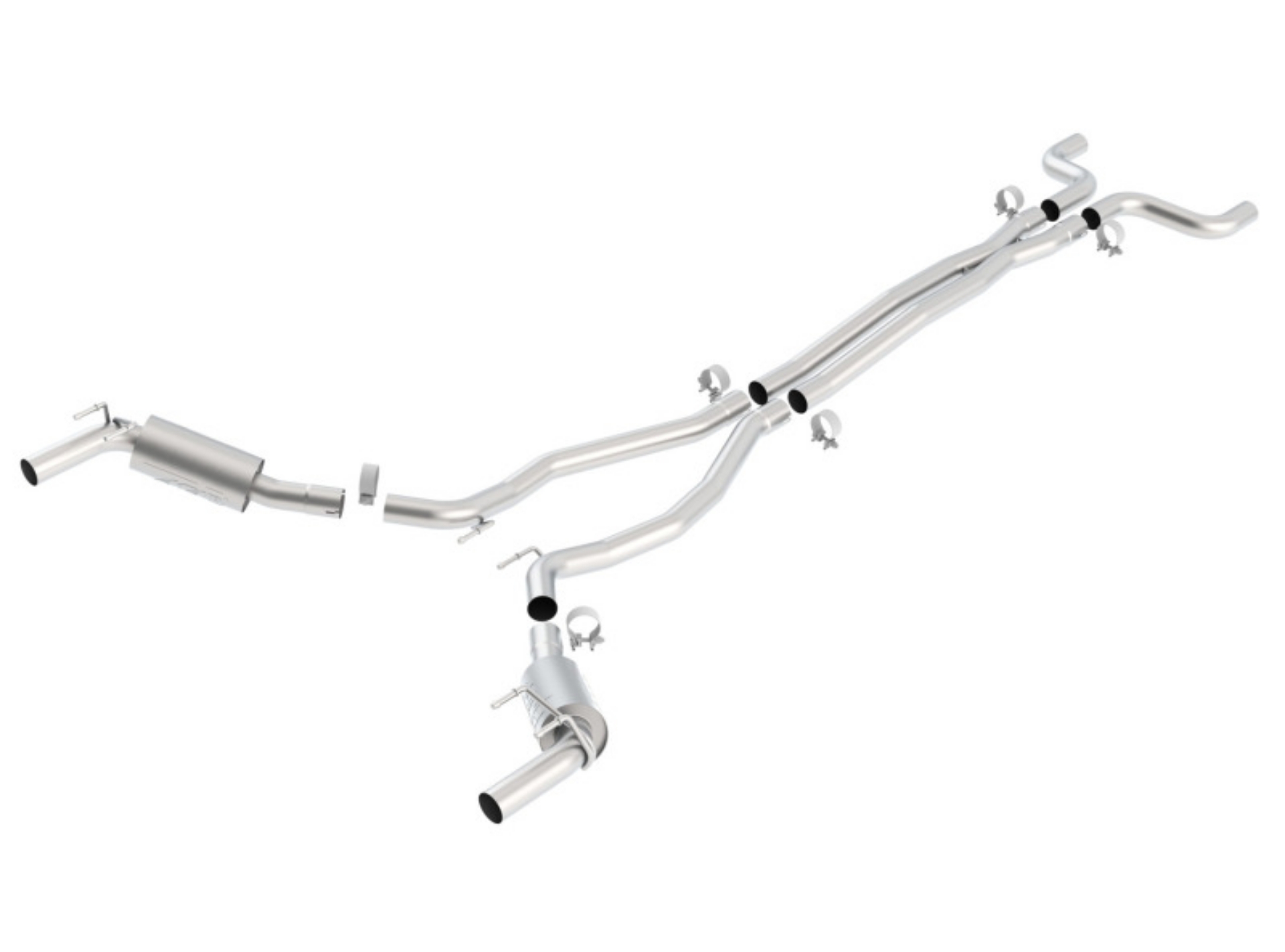 Picture of Borla 10-13 Chevy Camaro SS 6-2L V8 ATAK Catback Exhaust Incl- X Pipe works w-GFX Package