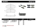 Picture of StopTech Performance 04-09 Acura TSX - 09 Accord V6 Coupe ONLY Front Brake Pads