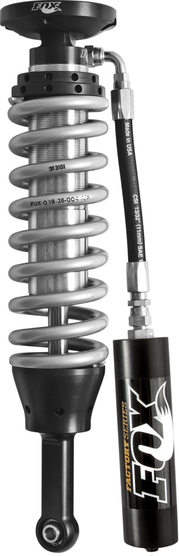 Picture of Fox 05+ Tacoma w-UCA 2-5 Factory Series 4-94in- Remote Res- Coilover Set - Mid-Travel - Black-Zinc