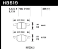 Picture of Hawk HP+ 08-09 Mazda 3 - Ford- Volvo DTC-60 Race Front Brake Pads