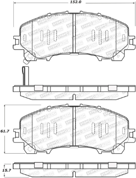 Picture of StopTech Sport Performance 14-17 Infiniti Q50 Front Brake Pads