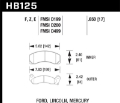 Picture of Hawk 84-93 Ford Mustang Blue 9012 Race Front Brake Pads