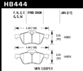 Picture of Hawk 02-08 Mini Cooper DTC-30 Race Front Brake Pads