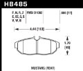 Picture of Hawk 07-11 Ford Mustang Shelby GT500 DTC-30 Race Rear Brake Pads