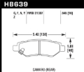 Picture of Hawk 10-15 Chevrolet Camaro 3-6L - 08-14 Cadillac CTS w-JE5-J55 Brakes DTC-60 Race Rear Brake Pads