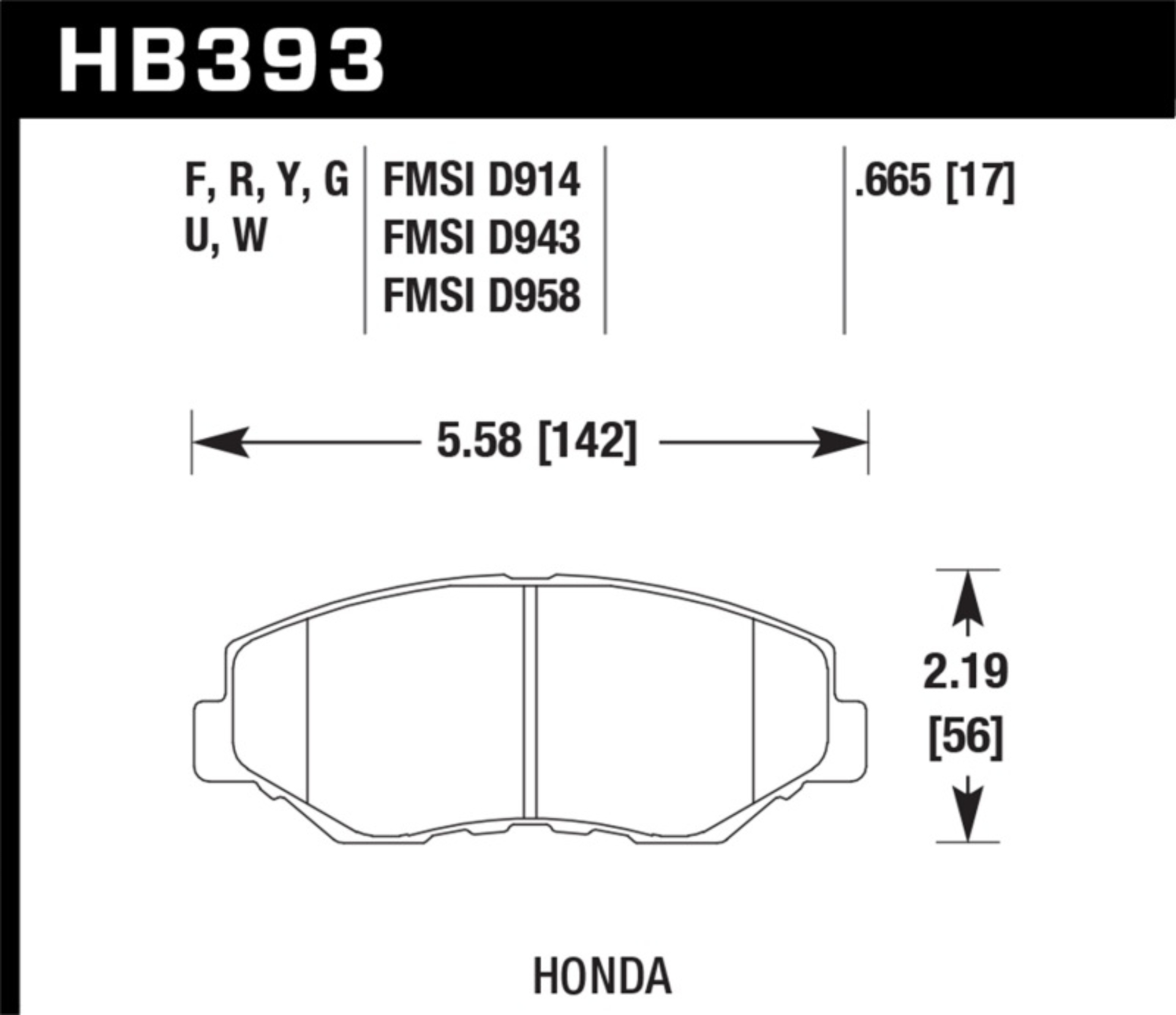 Picture of Hawk 12-15 Honda Civic Si - 03-14 Honda Accord Sedan-Coupe DTC-70 Race Front Brake Pads
