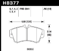 Picture of Hawk 03-05 Dodge Neon SRT-4 HT-10 Race Front Brake Pads