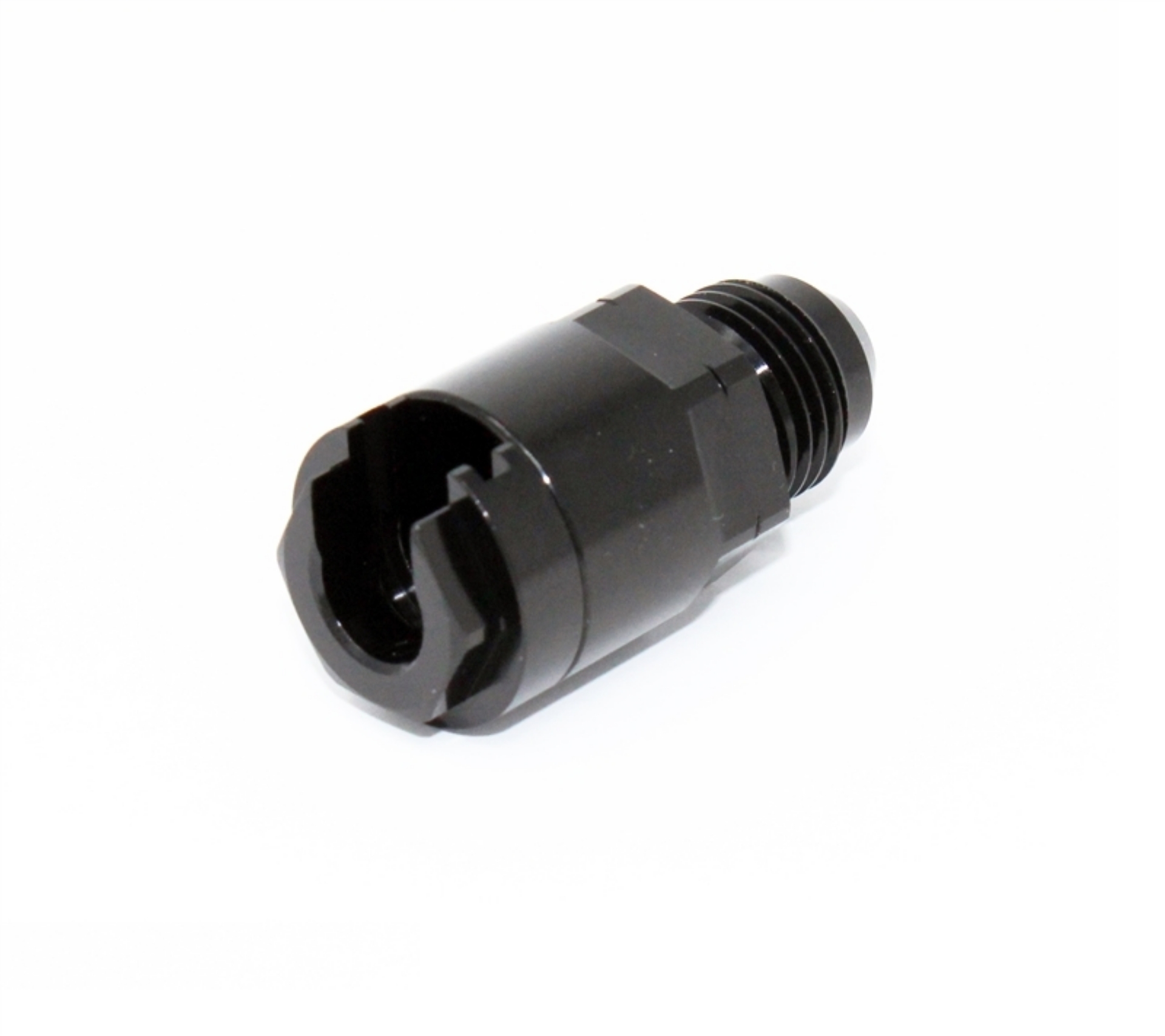 Picture of Torque Solution Locking Quick Disconnect Adapter Fitting: 5-16in SAE to -8AN Male Flare