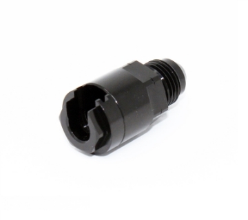 Picture of Torque Solution Locking Quick Disconnect Adapter Fitting: 3-8in SAE to -8AN Male Flare