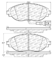 Picture of StopTech 14-18 Audi S3 Street Select Front Brake Pads