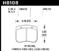 Picture of Hawk AP Racing-FF 2000 14mm DTC-60 Rear Race Brake Pads