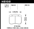 Picture of Hawk AP Racing-FF 2000 14mm DTC-60 Rear Race Brake Pads